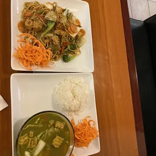 Green Curry Drunken Fresh Ramen Noodles