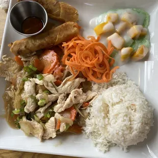#21 Lunch Special Garlic Fresh Ginger with Chicken
