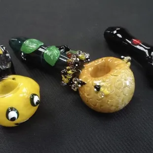 Sweet glass pipes.