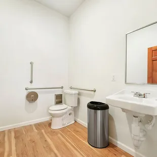 2 ADA accessible bathrooms - gender neutral