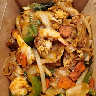 Shrimp Drunken Noodles