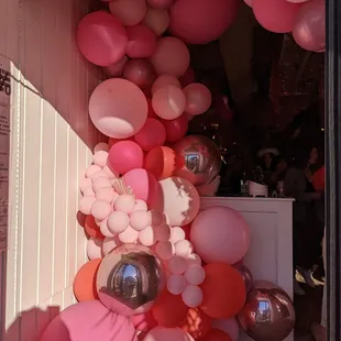 Entering the front door