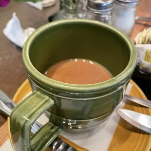 My decaf coffee