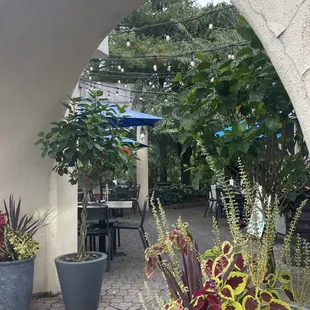 Back entrance