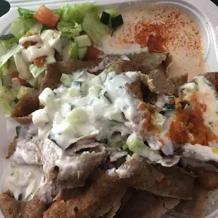 Leena's Special - Gyro platter. Everything you love about a gyro but not in the sandwich form.