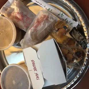 Eats - no soup  wanted - extra rice