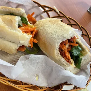 Pork bahn mi