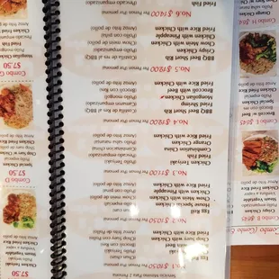 the only menu with the updated price as of June,2021