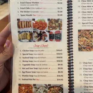 menu, sushi and sashimi