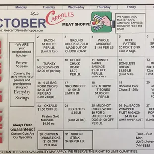 October.