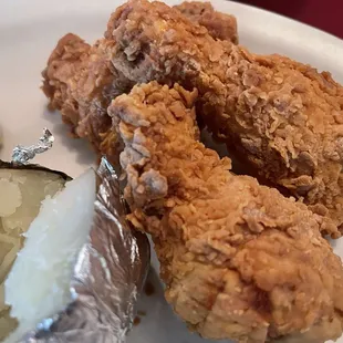 Crispy 3. Three Pieces of Southern Fried Chicken!