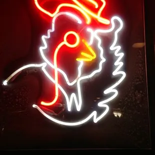 Cool Neon Chicken Sign