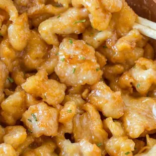 a bowl of fried cauliflower