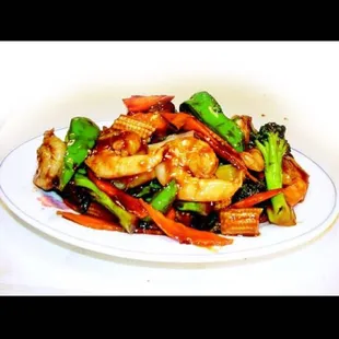 Shrimp with mixed vegetable