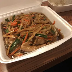 Braised Duck with Vegetables