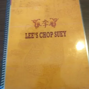 Menu front