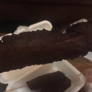 Burnt Teriyaki stick...