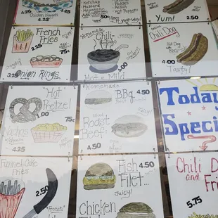 What a creative menu display