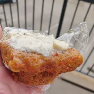 Carrot cake muffin