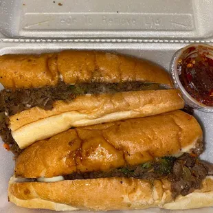 Korean bbq cheesesteak