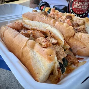 &quot;Game Over&quot; Chicken Cheesesteak with Spinach