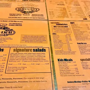Counter Menu