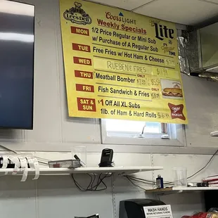 Weekly Specials 2024