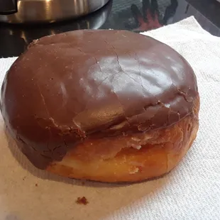 Boston Creme donut lacked custard.  3 stars
