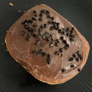 Chocolate chip square doughnut