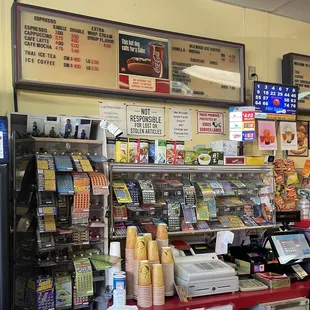 They sell CA Lottery