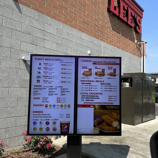 the menu