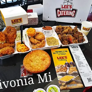 chicken wings and fried chicken