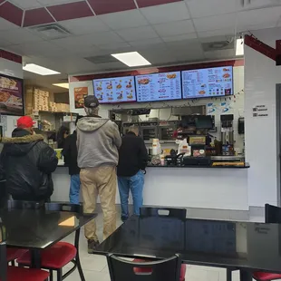 First time eating here at the new Lee&apos;s  Chicken. Seats about 16 customers.