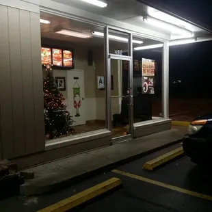 sushi and sashimi, outside