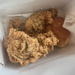 Three piece SPICY CRISPY snack! PIPING HOT and FRESH with that CLASSIC LEES FLAVOR! If ya know ya know