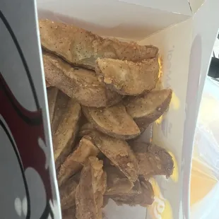Potato Wedges: One of the best sides on their entire menu