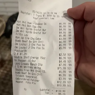 Ridiculous overcharging on cheap items. Bottled Starbucks beverages here cost twice their typical retail price.