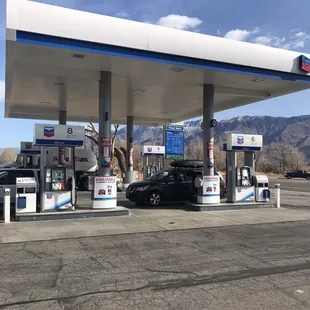 Gas is more expensive than the other two down the road in town