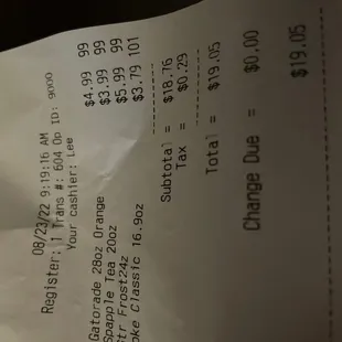 Receipt