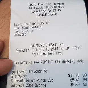 Receipt