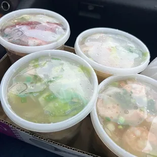 soup they chose to give me not what I ordered then played the no English ! $61 for this!!!