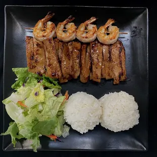 Chicken Teriyaki &amp; Prawn Combo