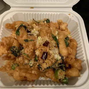 Spicy Salt and Pepper Prawns