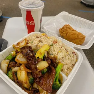 5. Beef with Broccoli Luncheon Combination Plate