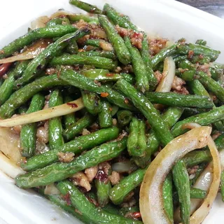 String Bean with Spicy Garlic Sauce