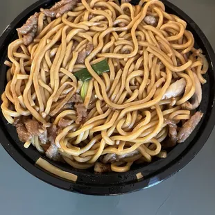 Beef lo mein (large)
