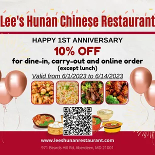 Order Now: www.leeshunanrestaurant.com