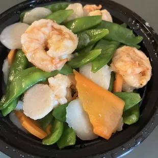 Shrimp with snow peas (small)