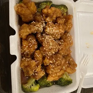 Sesame chicken