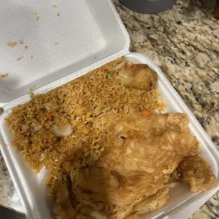 My wife&apos;s uneaten food....
